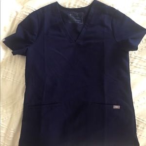 Fig Scrub Top
